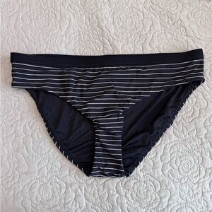 Calia Striped Bikini Bottom NWOT